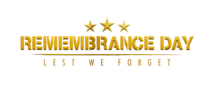 HAPPY REMEMBRANCE DAY