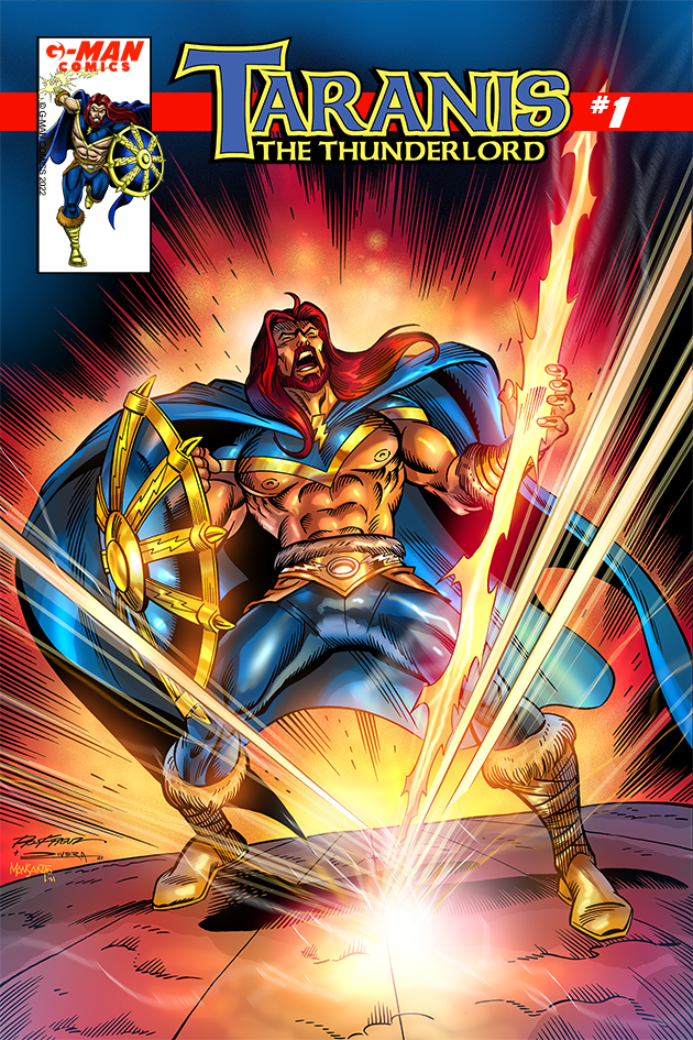 Taranis the Thunderlord #1 cover by Ron Frenz