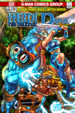 Heidi the Valkyrie / Dara, Warrior Goddess #3 cover A by Gilbert Monsanto